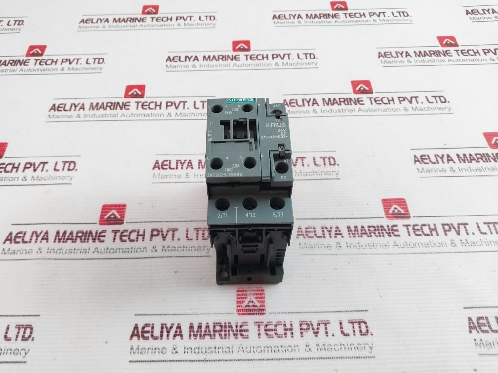 Siemens Sirius 3rt2025-1bb40 Power Contactor 24 Vdc