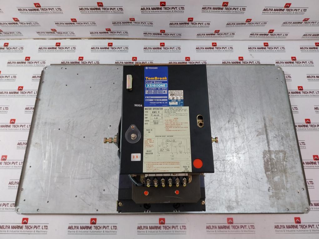 Terasaki Electric Xs1600ne 1600amp 3 Pole Circuit Breaker 100~115 V - Image 3