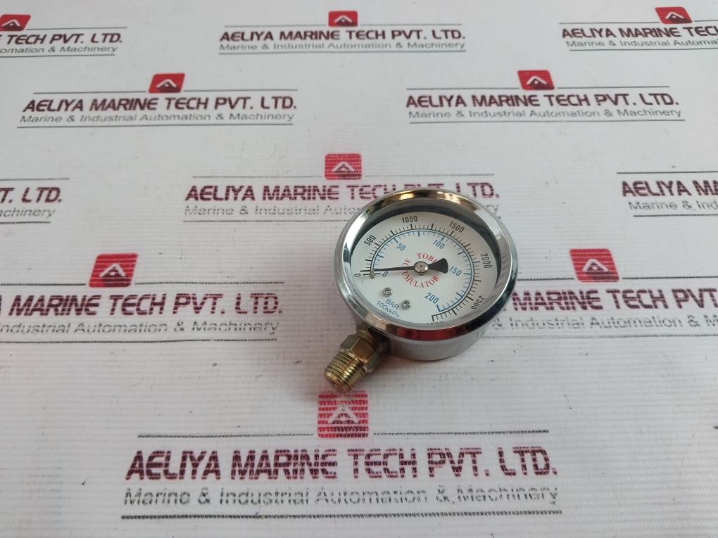 Tobul Accumulator 0-3000 Psi Pressure Gauge 0-200 Bar - Image 3