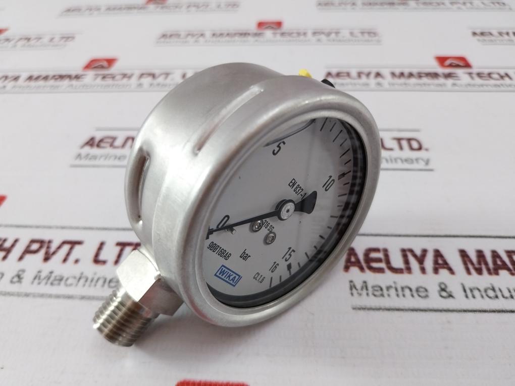 Wika Druck 316 Ss Pressure Gauge 0-16 Bar - Image 3
