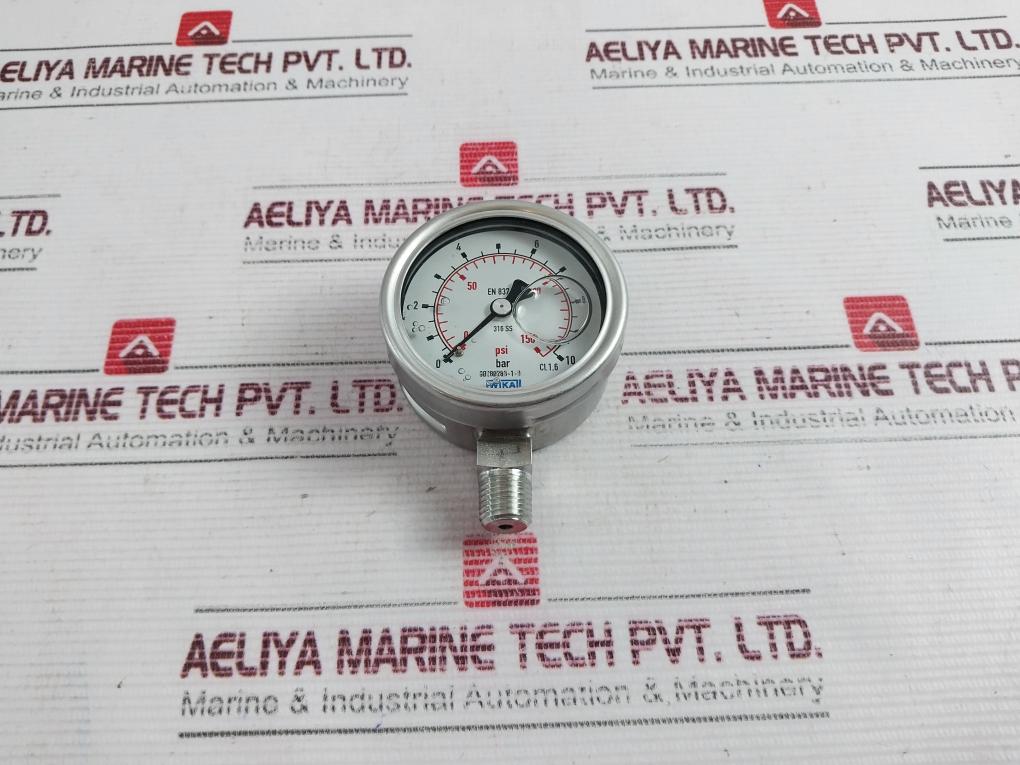 Wika En 837-1 Pressure Gauge 0 – 10 Bar