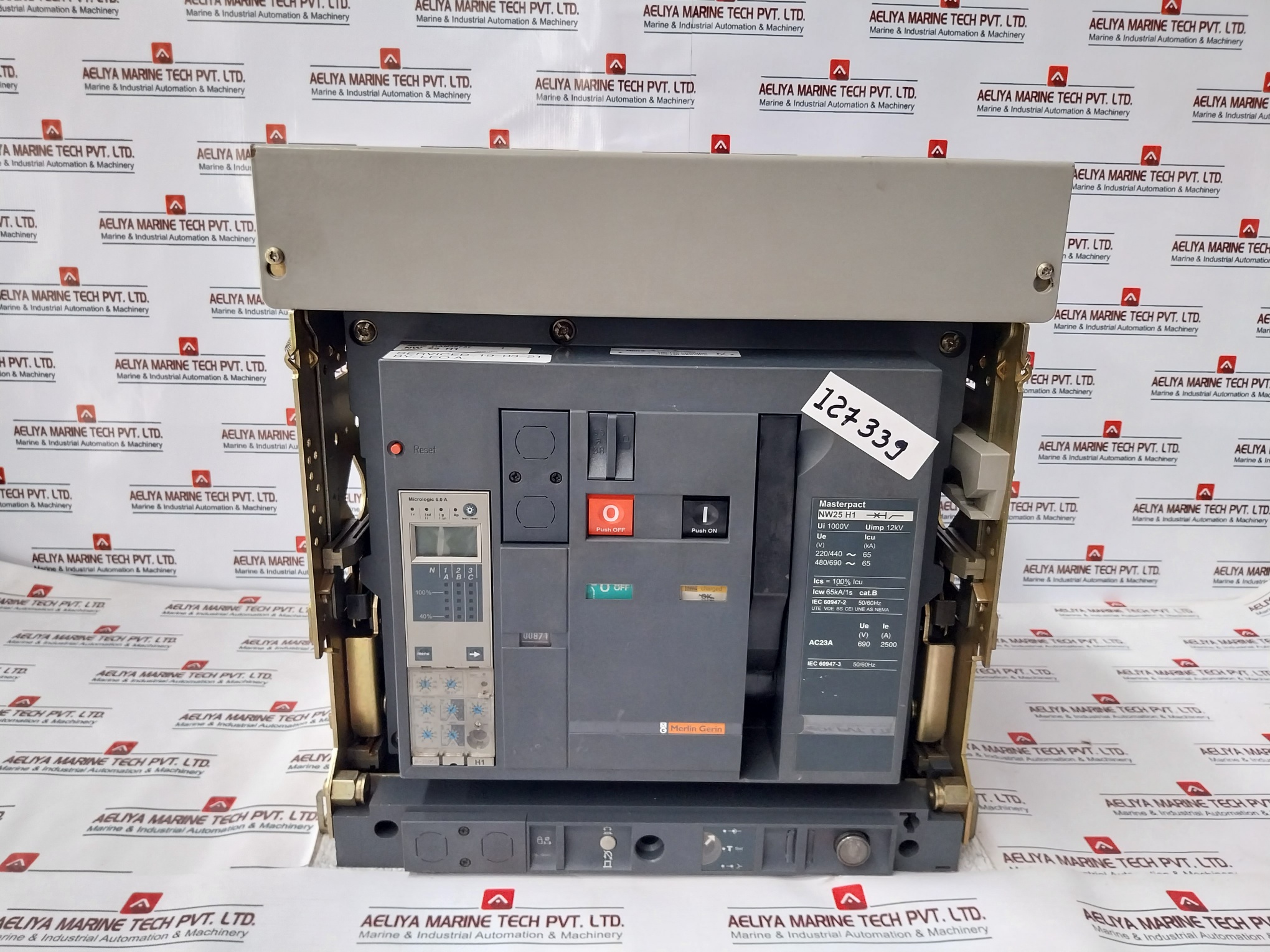Merlin Gerin Nw25 H1 2500a Circuit Breaker 12kv