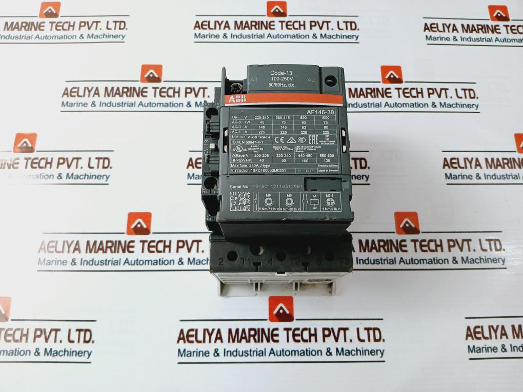 Abb Af146-30 Contactor 250v