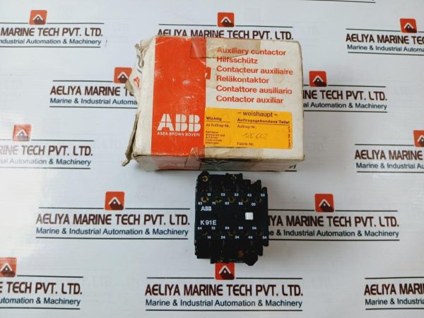 Abb K91e Auxiliary Contactor 16a-600v