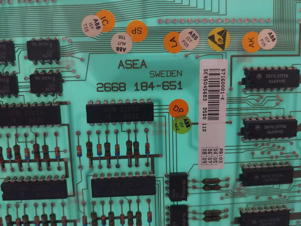 Asea 2668 184-651 Pcb Board - Image 4