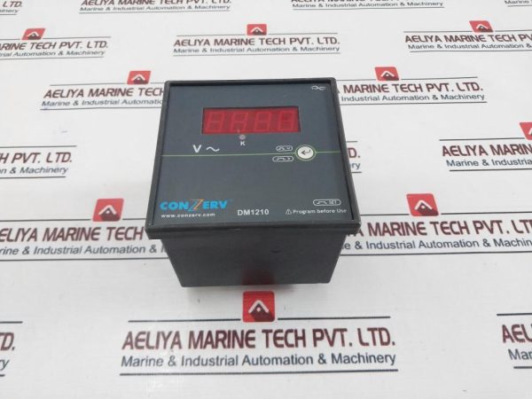 Conzerv Dm1210 Digital Volt Meter 480 V