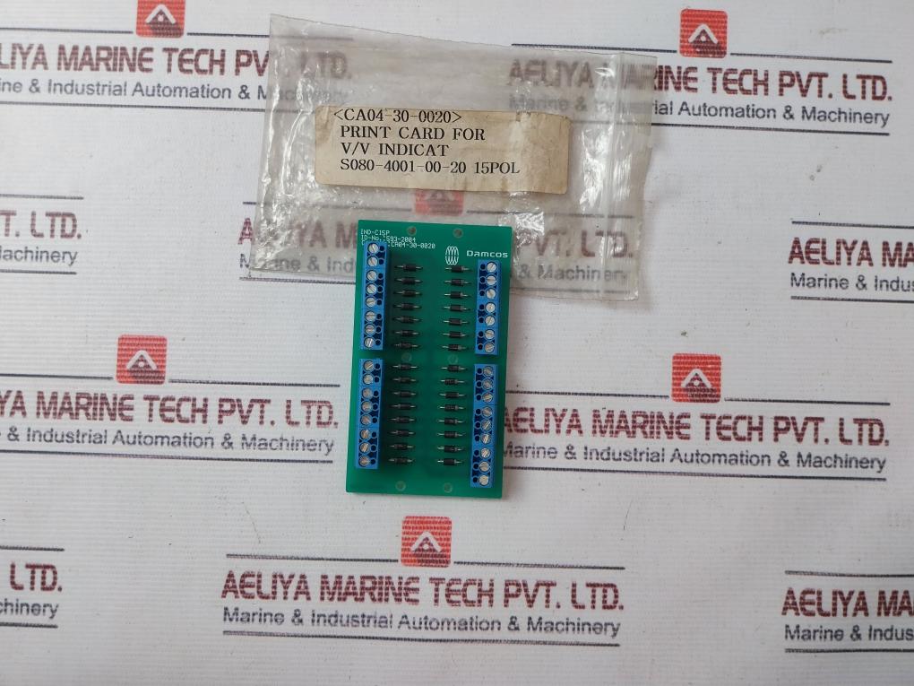 Damcos Ind-c15p Print Card For Vv Indicat