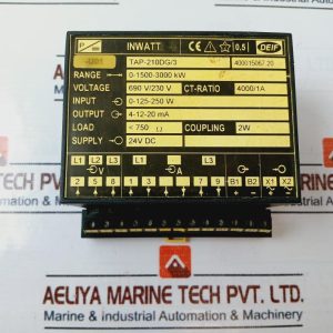 Deif Tap-210dg3 Inwatt Transducer 24vdc