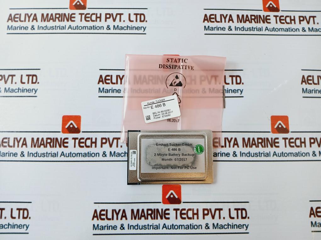 Emhart Tucker E 486 B 2 Mbyte Battery Backup