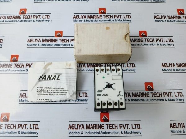 Fanal Elektrik Br-aws Phase Protection Relay 440v