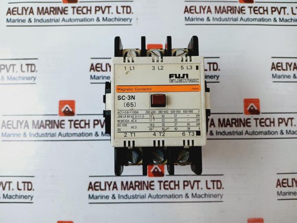 Fuji Electric Sc-3n[65] Magnetic Contactor 400-440v