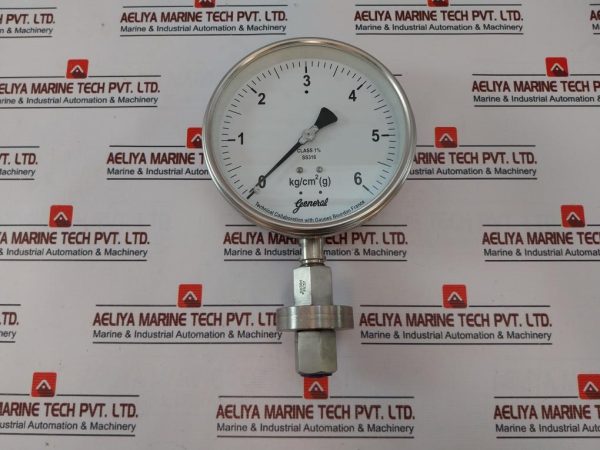 General Bspg-v-u Pressure Gauges