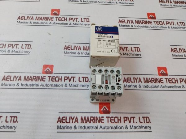 General Electric Mcra040at Control Relay 750v