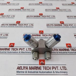 Ham-let Hmb21-4lklclc-gf4 Normaly Closed Dual Head Valve
