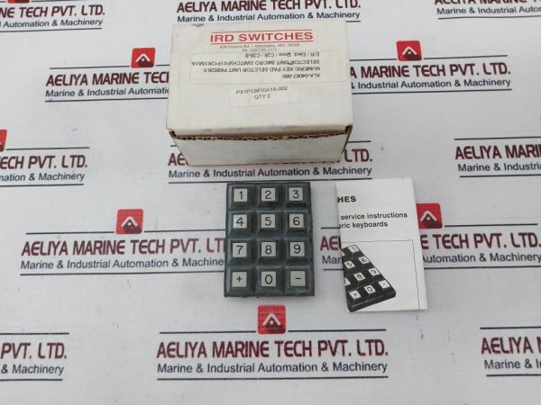 Ird Switches Px1p12k10a1a-002 Numeric Key Pad Selector Unit