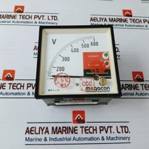 Megacon Ksp 34 Phase Monitoring Voltmeter 5060hz