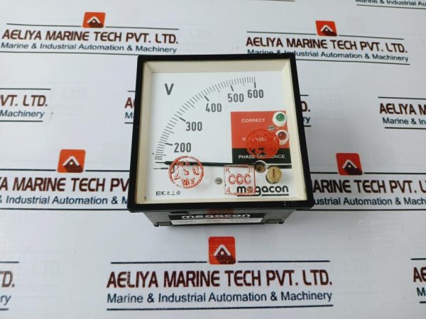 Megacon Ksp 34 Phase Monitoring Voltmeter 5060hz