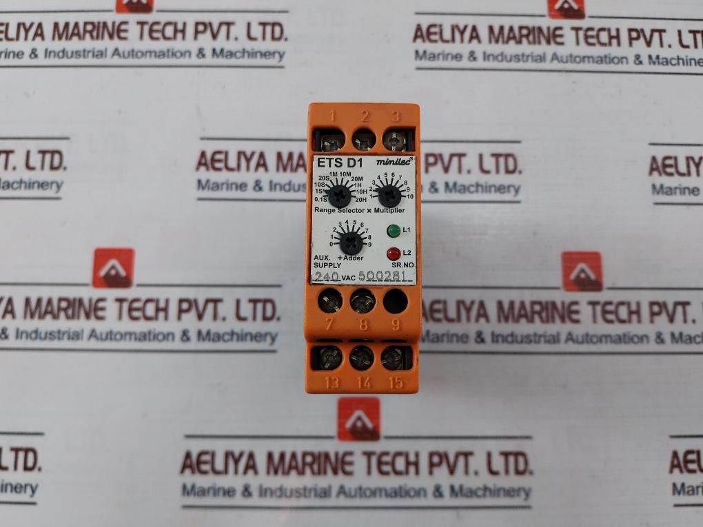 Minilec Ets D1 Electronic Timer 240 V