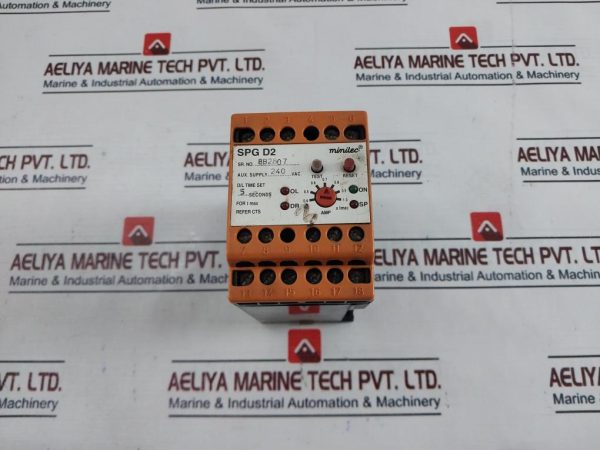 Minilec Spg D2 Overload Protection Relay 240 V