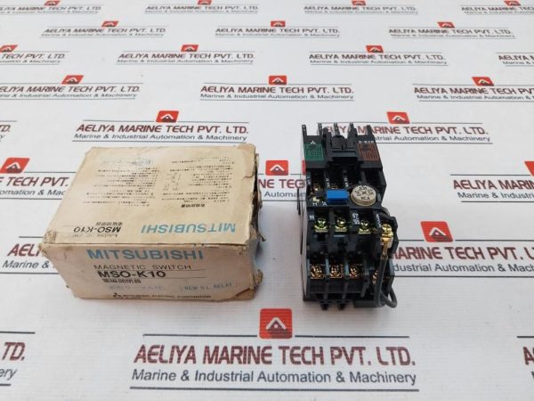 Mitsubishi Electric Mso-k10 Magnetic Switch Overload Relay 100v