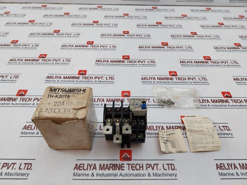 Mitsubishi Electric Th-k20ta Thermal Overload Relay 22a