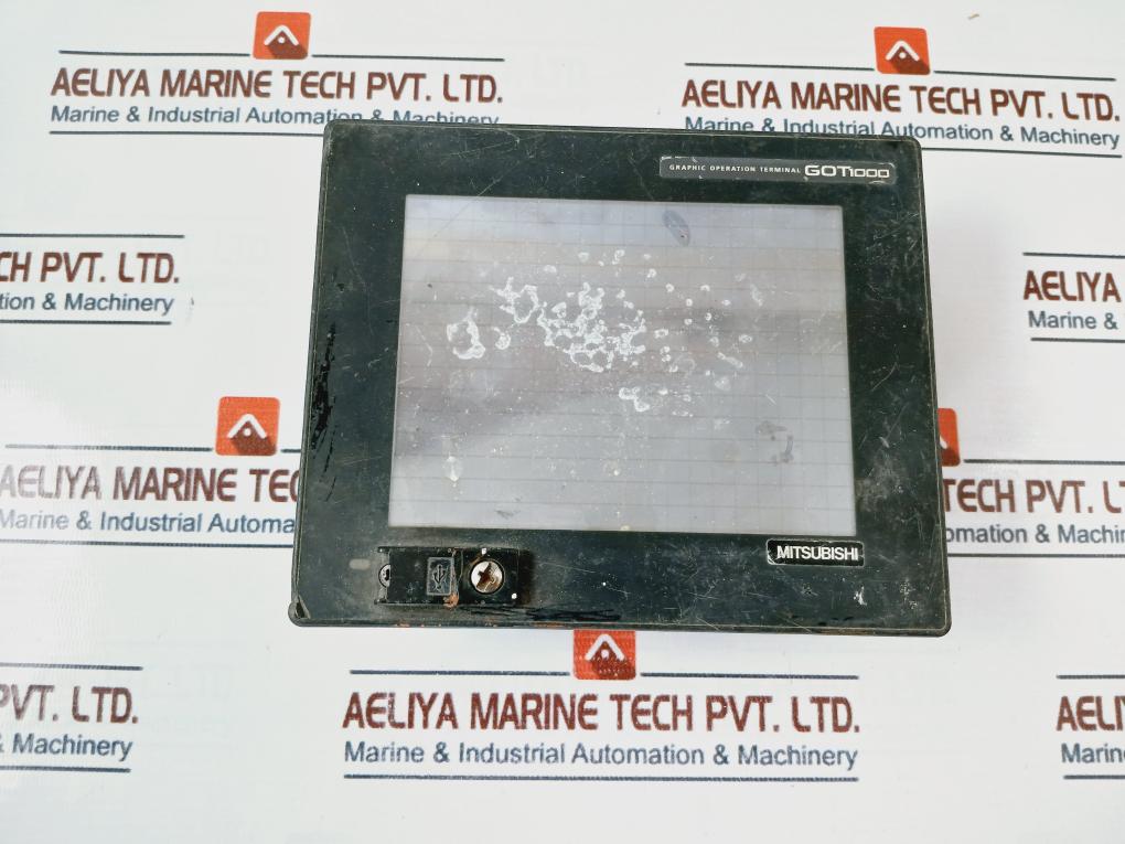 Mitsubishi Gt1155-qsbd Touch Panel Graphic Operation Terminal 24vdc