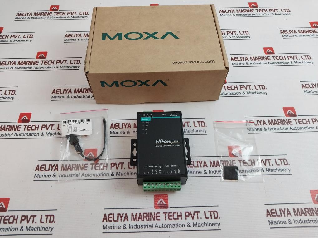 Moxa Nport 5232i Isolated Serial Device Server 12-30v - Aeliya Marine