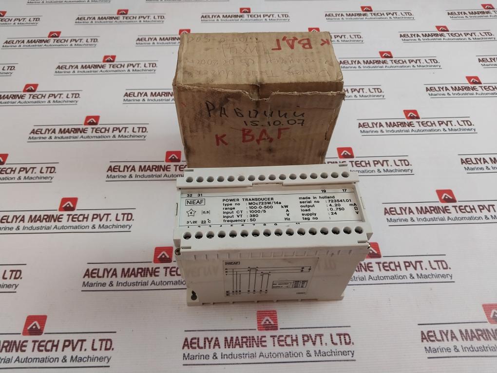 Nieaf Moc723w14a Power Transducer 24 V