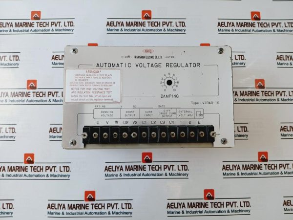 Nishishiba Electric Vzrab-1s Automatic Voltage Regulator 0-10