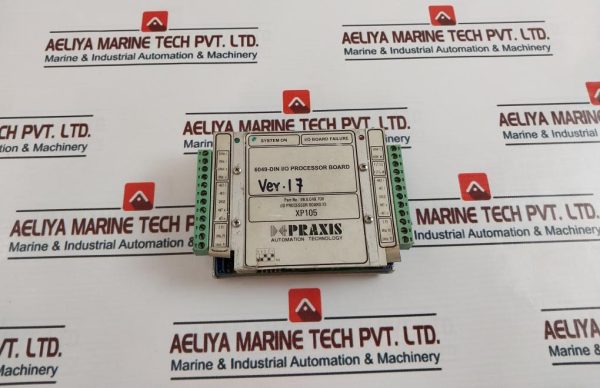 Praxis Automation 98.6.049.706 Control Processor 24vdc