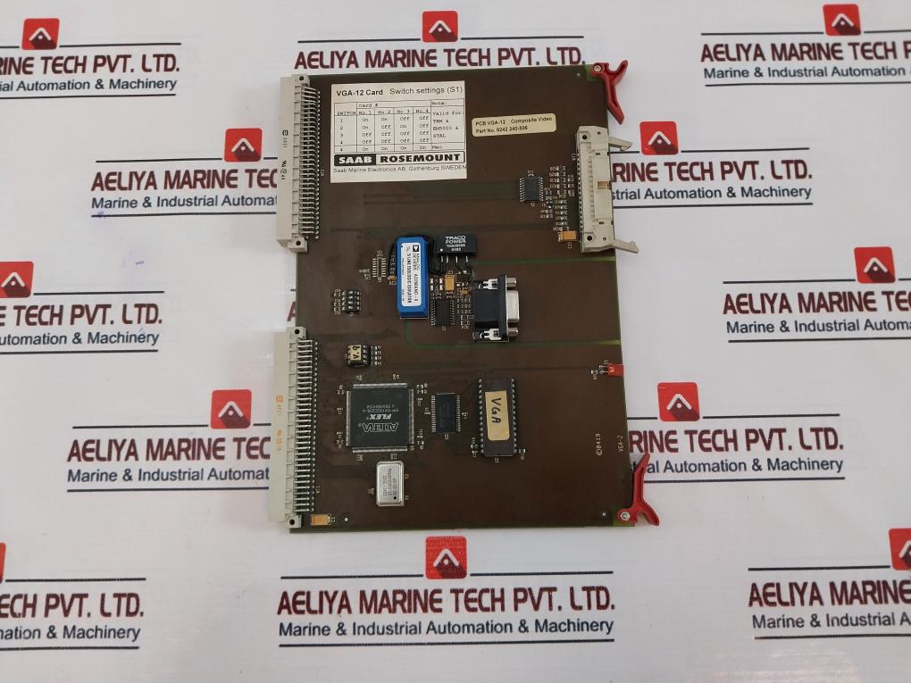 Saab Marine Vga-12 Card Circuit Board - Image 3