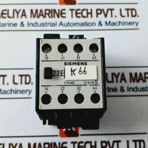 Siemens 3 Th 80 22-0a Contactor 264v