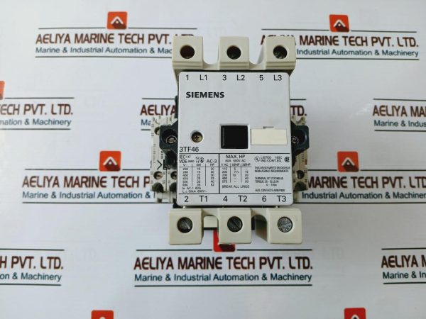 Siemens 3tf4644-0ap0 Auxiliary Contactor 600v