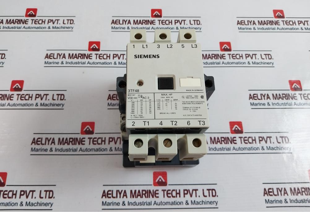 Siemens 3tf4822-0ap0 Contactor 690v