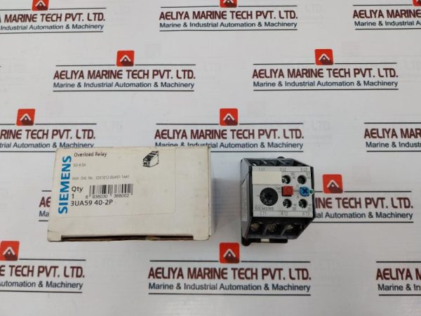 Siemens 3ua59 40-2p Overload Relay 690v