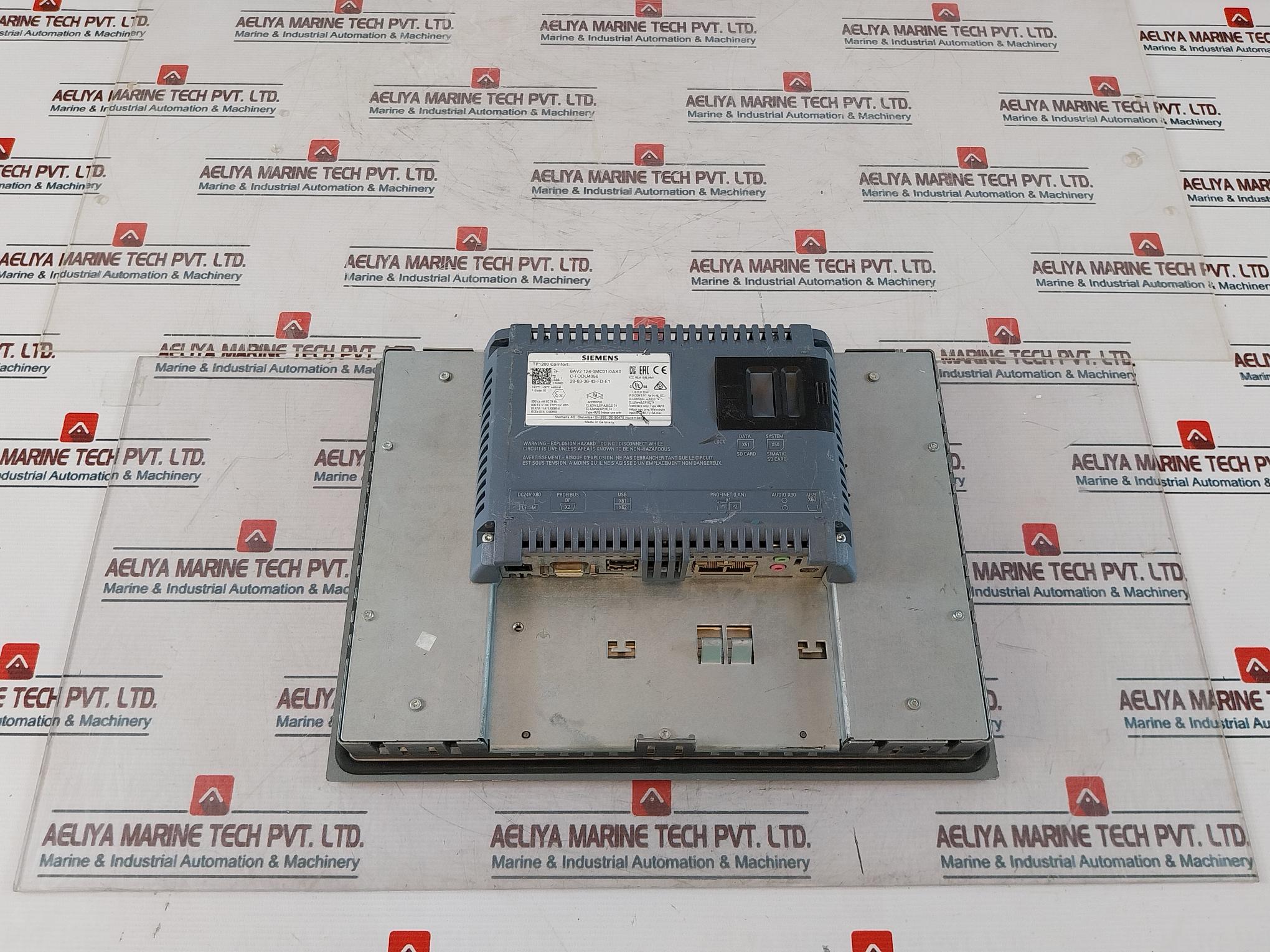 Siemens 6av2 124-0mc01-0ax0 Hmi Comfort Touch Panel 24v - Image 4