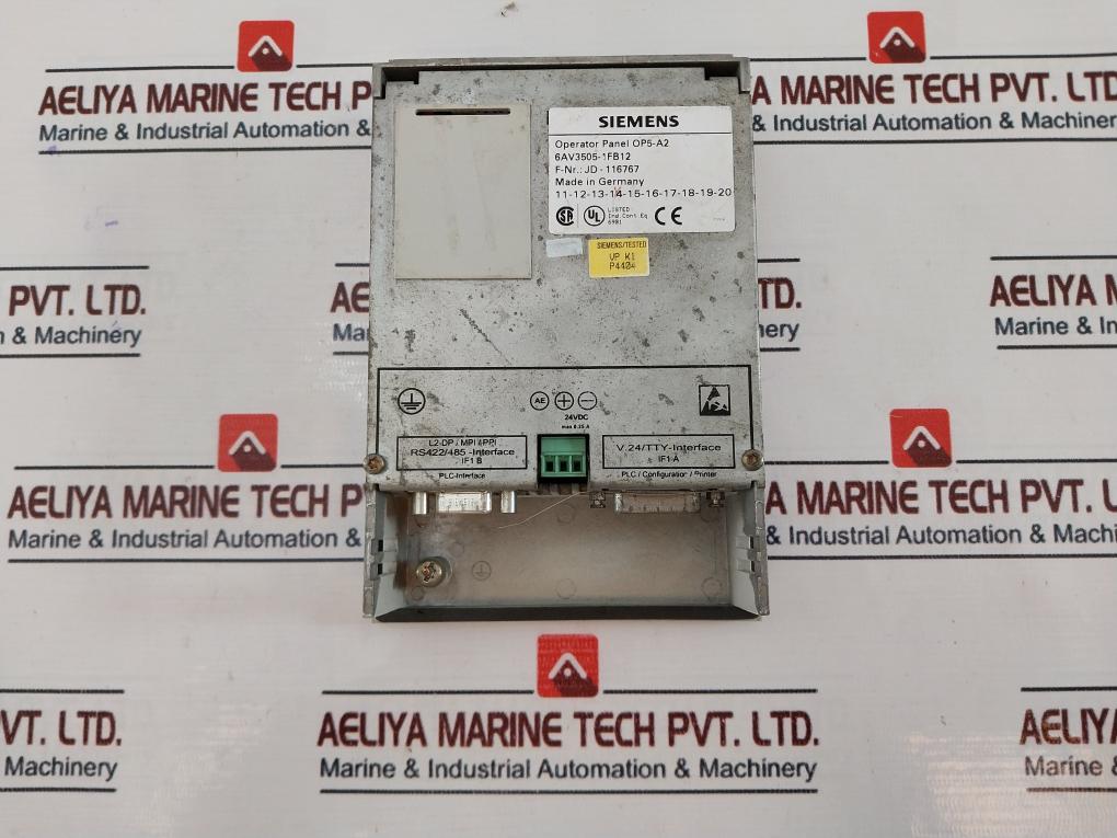 Siemens 6av3505-1fb12 Operator Panel - Image 4