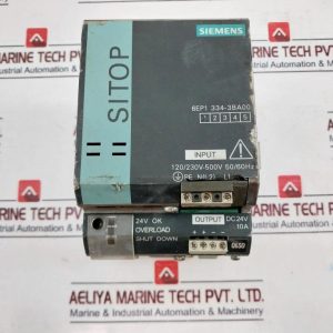Siemens 6ep1 334-3ba00 Power Supply 230v