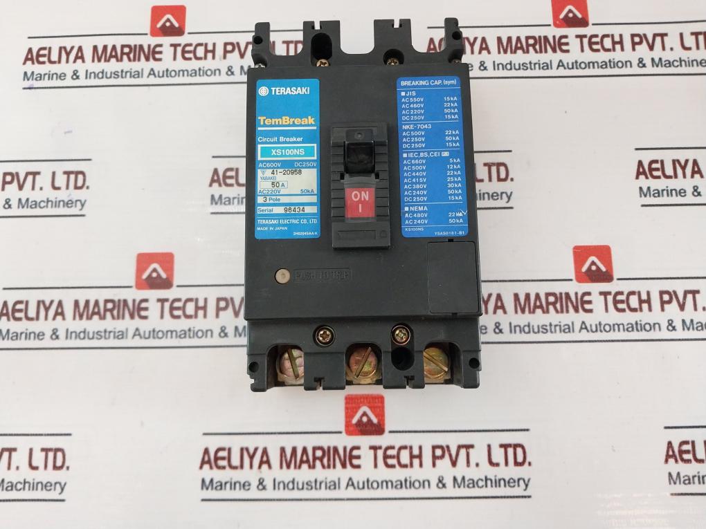 Terasaki Electric Xs100ns Circuit Breaker 250v