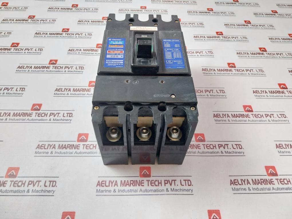 Terasaki Tl-225f 3 Pole Circuit Breaker 225 A