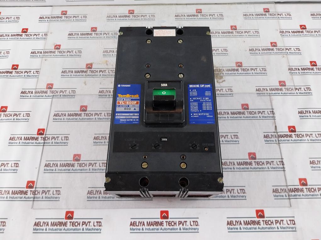 Terasaki Tl-600f Circuit Breaker 500 A