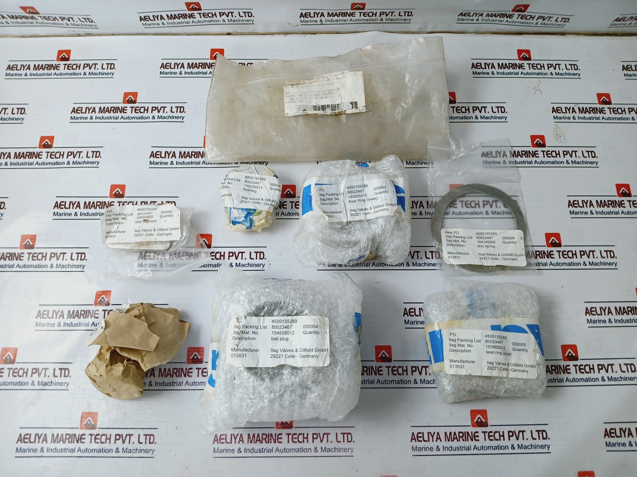 Itag Valves & Oilfield 155924002 Bushing Seal Ring Set