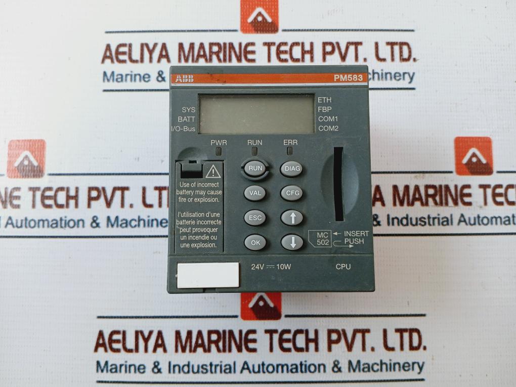 Abb Pm583 Display Interfaces Ethernet 24v - Aeliya Marine