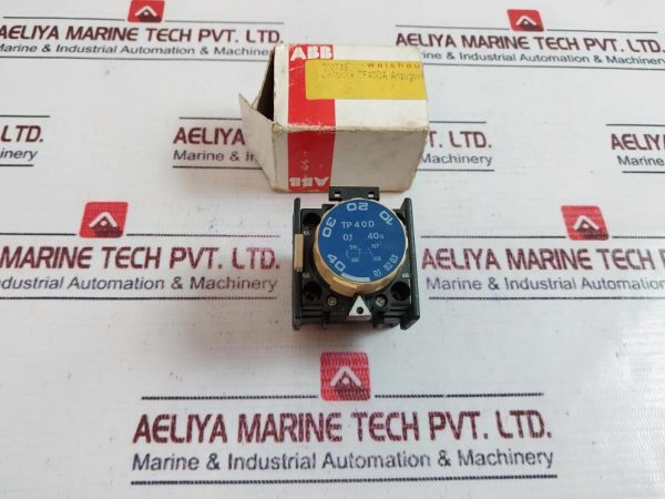 Abb Tp 40d Timer Block 690v