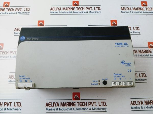 Allen-bradley 1606-xl480e Power Supply 240v