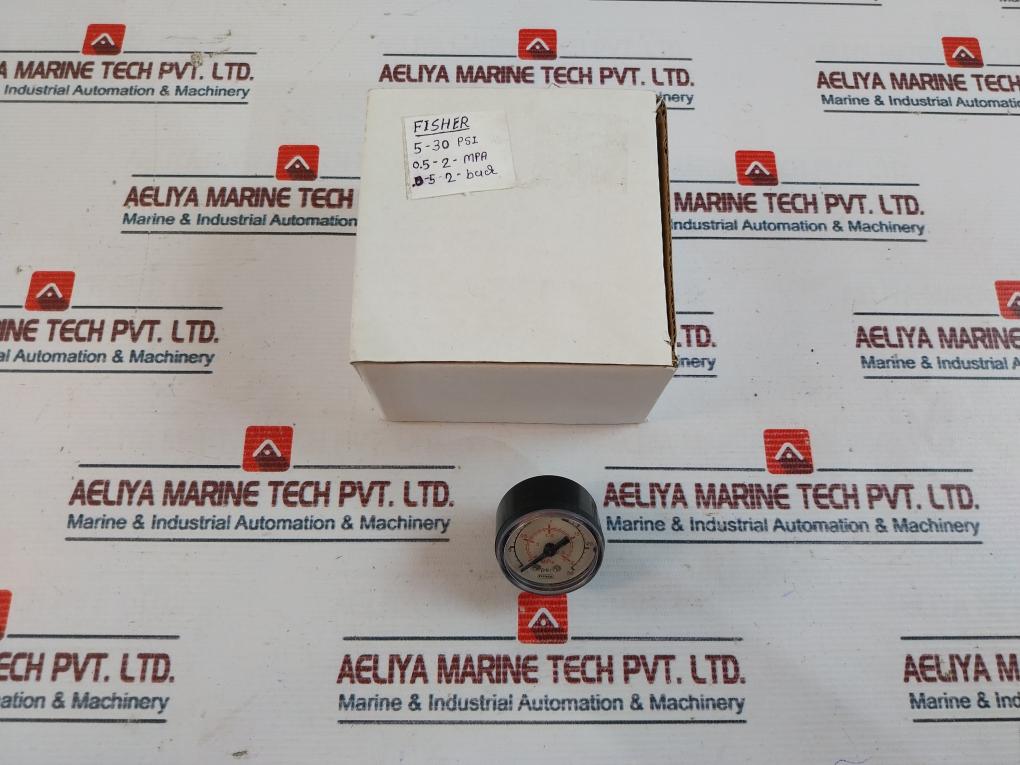 Fisher 5-30 Psi Pressure Gauge 5-2.0 Bar