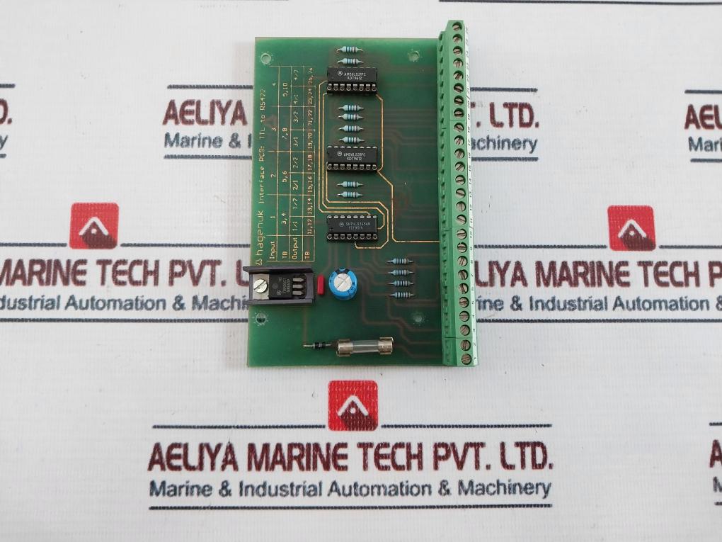 Hagenuk Interface Ttl To Rs422 Printed Circuit Board - Image 3