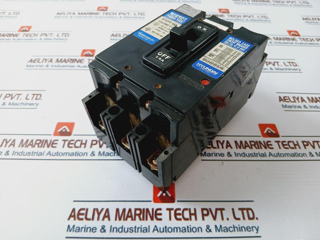 Hyundai Hbh-103 Molded Case Circuit Breaker 660v - Image 3