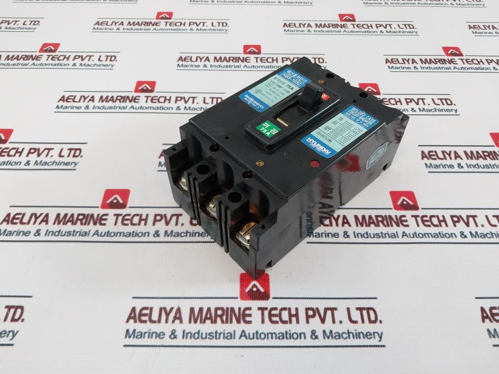 Hyundai Hbs-103c Molded Case Circuit Breaker 440v - Image 3