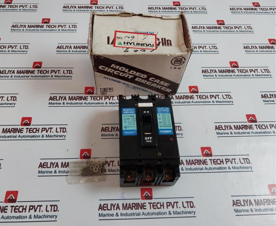Hyundai Hbs-63c Molded Case Circuit Breaker 660v